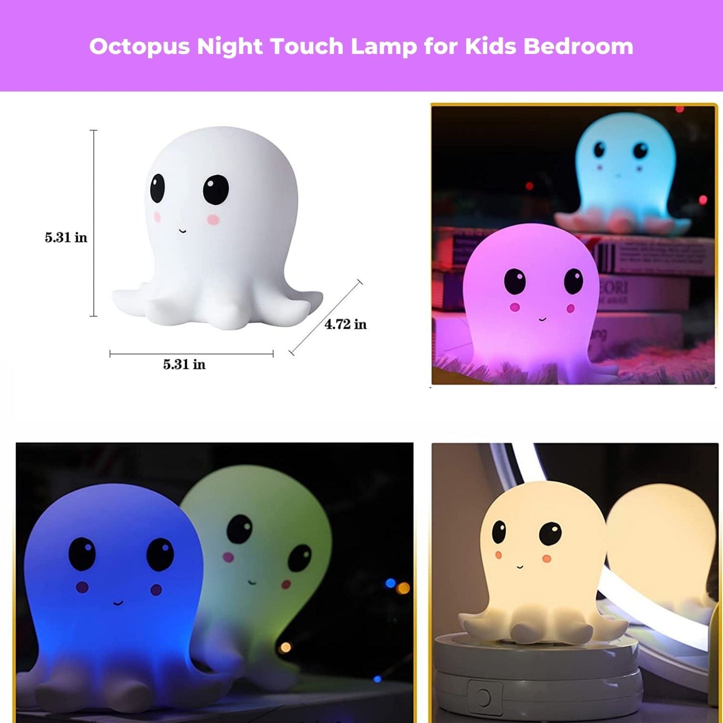 Gominimo Octopus Night Lamp Touch