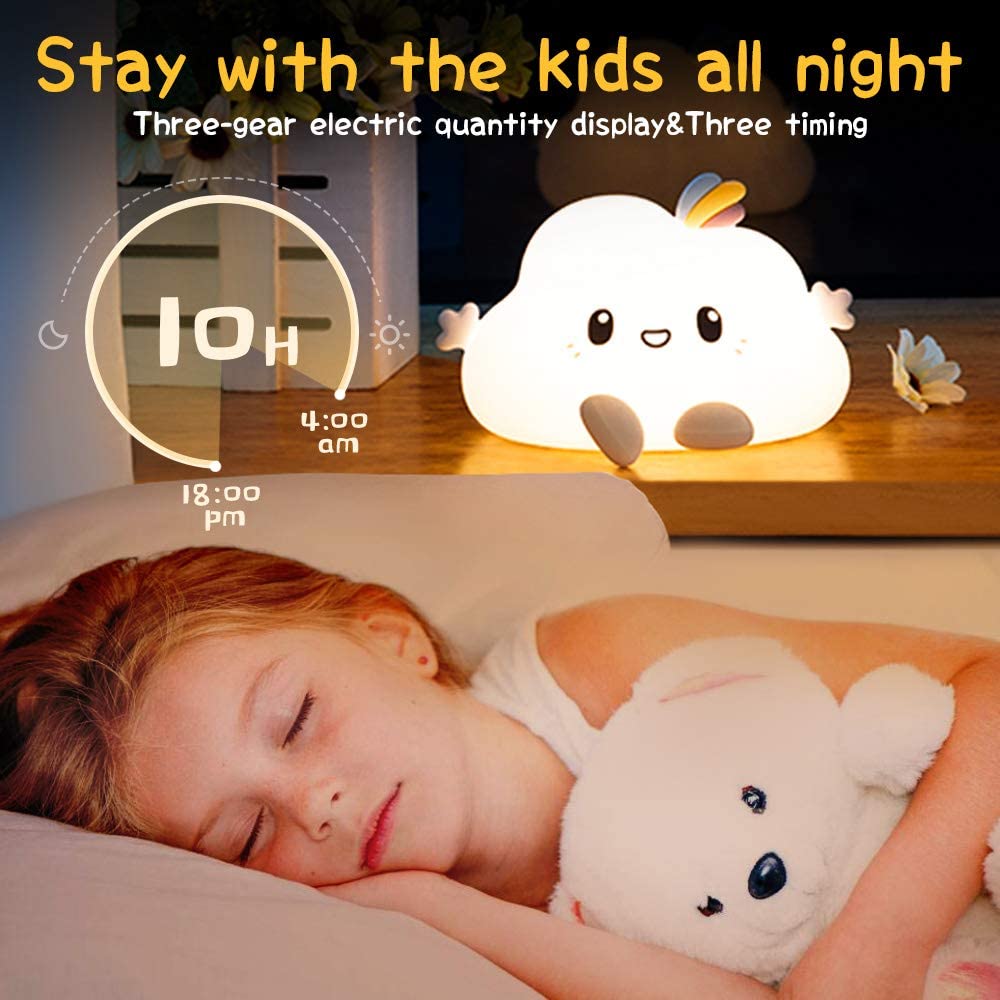 Gominimo Cloud Night Lamp Timer Remote