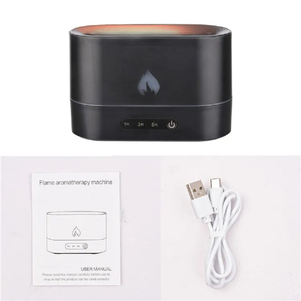 Gominimo Flame Humidifier Fire 250ml Black Go-Ad-105-Hgj