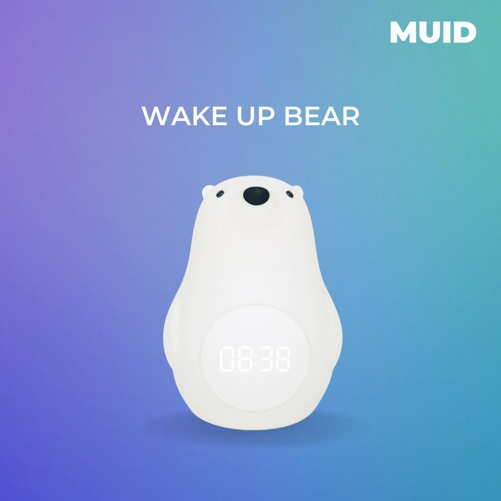 Muid Wake Up Bear White Hm--105-Muid