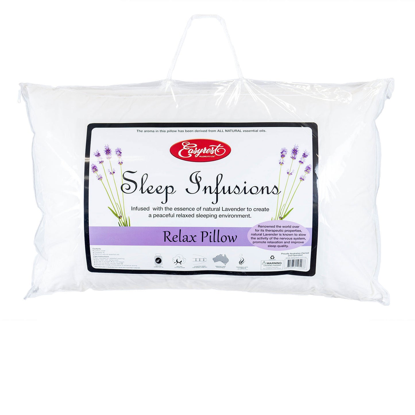 Easyrest Sleep Infusions Lavender Relax Standard Pillow 45 X 70 Cm