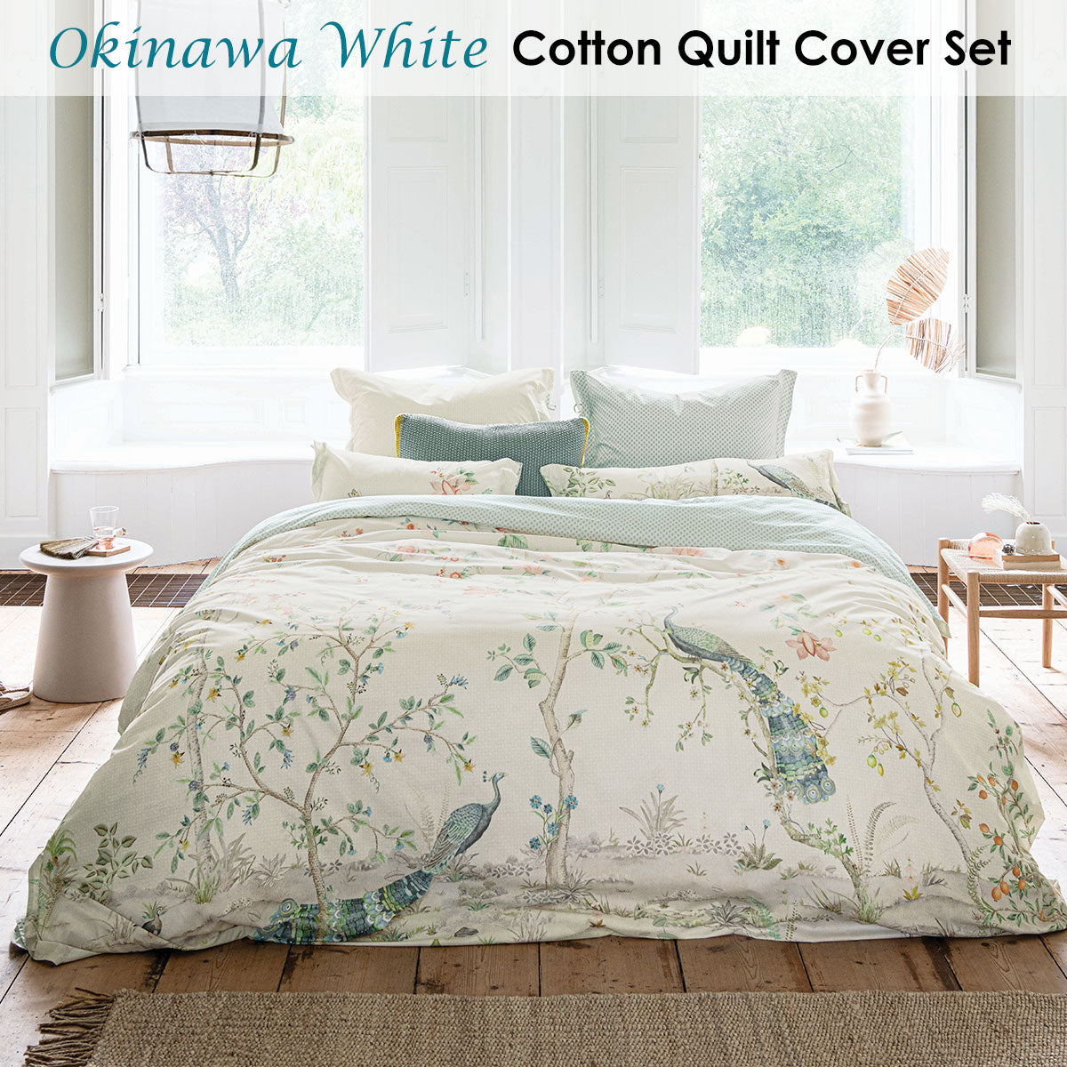 PIP Studio Okinawa White Quilt Cover Set Super King