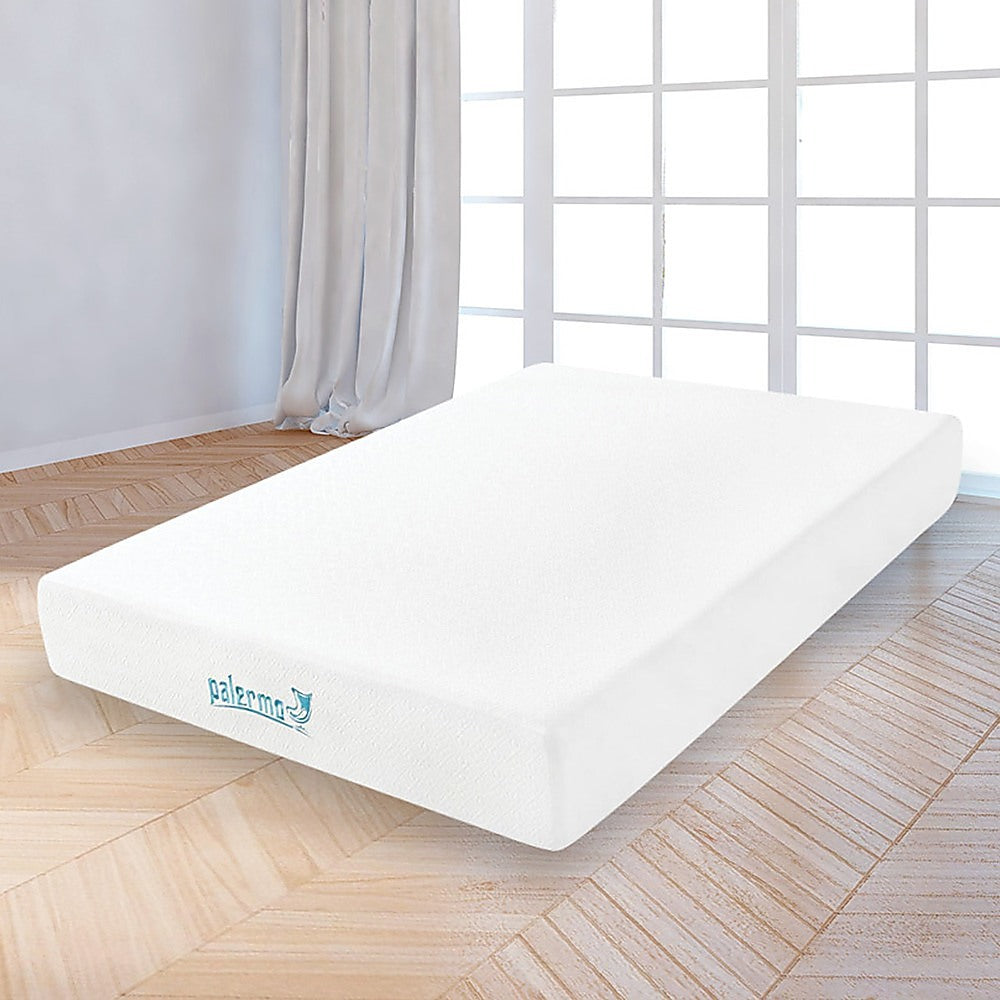 Palermo Double 25cm Gel Memory Foam Mattress - Dual-Layered - CertiPUR-US Certified