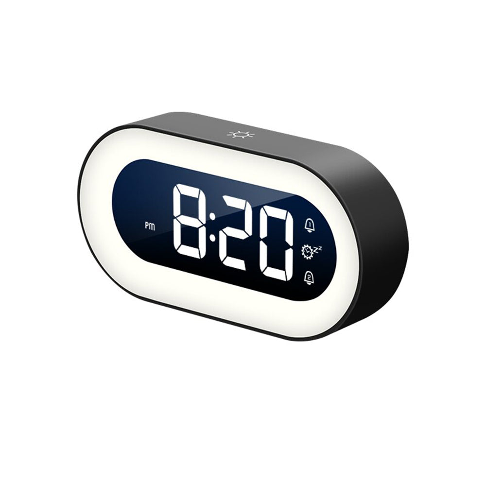 USB Charging LED Night Lamp and Digital Alarm Clock