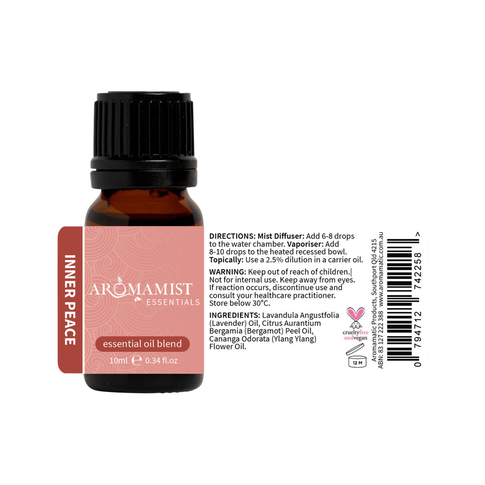 Aromamist Essentials Essential Oil Blend Inner Peace 10ml