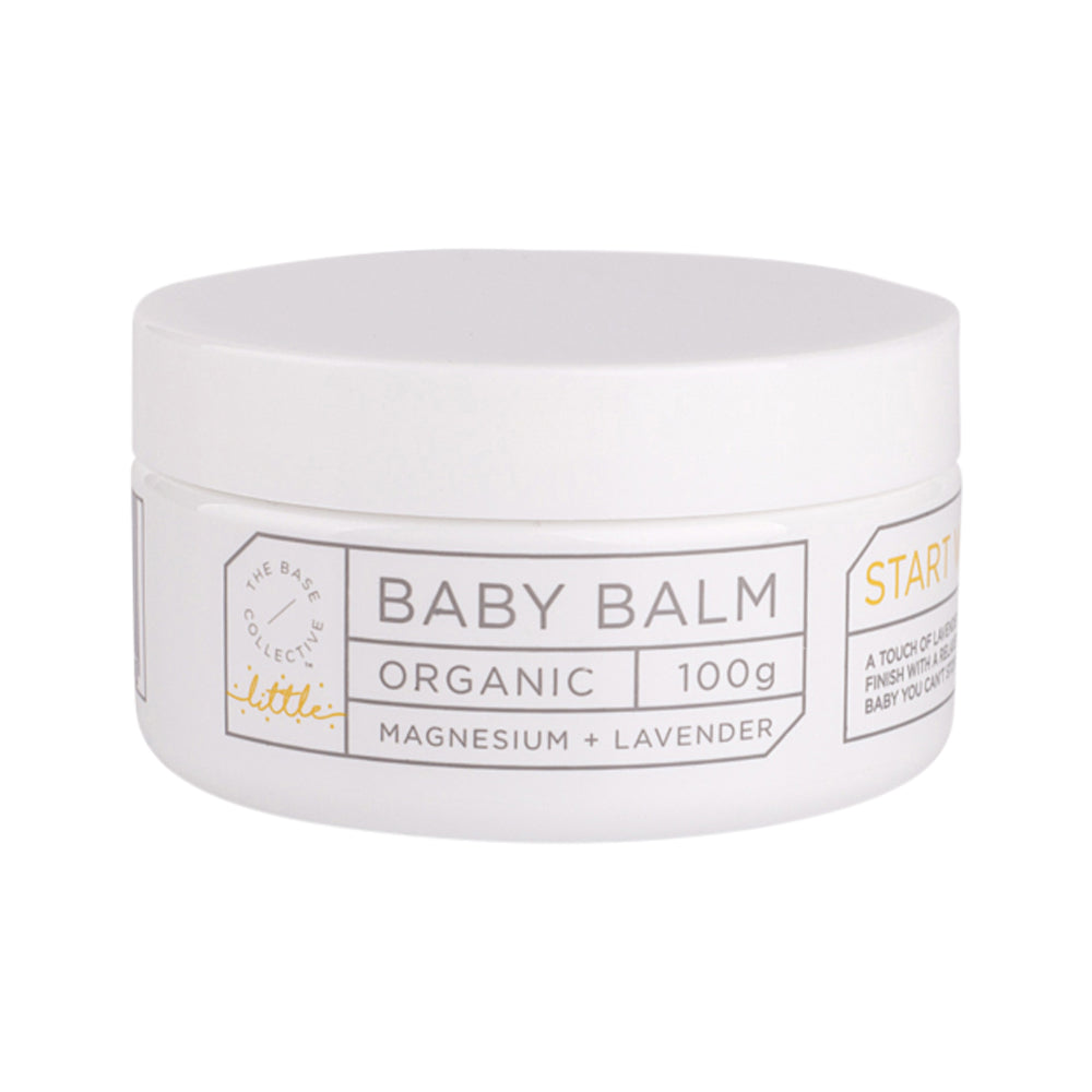 The Base Collective Little Organic Magnesium & Lavender Baby Balm 100g